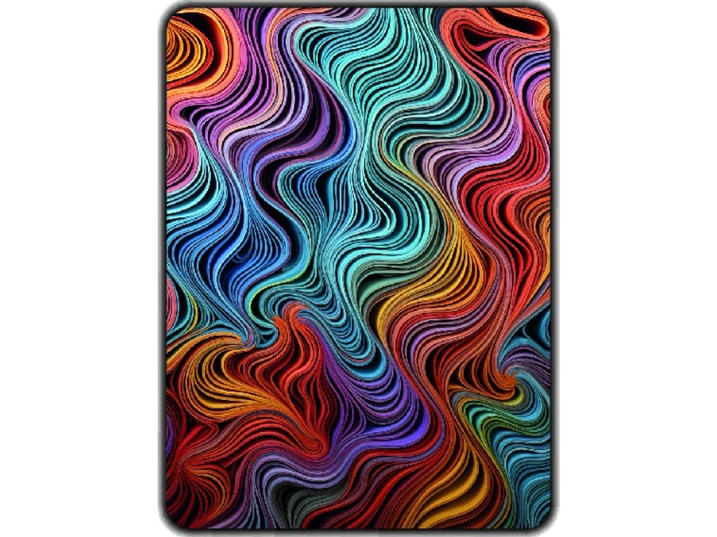 Přikrývka s potiskem Barevné struny