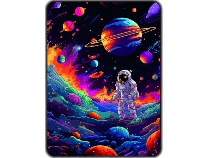 Přikrývka s potiskem Barevný Vesmír