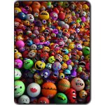 Přikrývka s potiskem Crazy Emoji