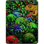 Přikrývka s potiskem Duhový Chameleoni