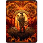 Přikrývka s potiskem Hasič ala Mucha