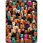 Přikrývka s potiskem Hromada Psů