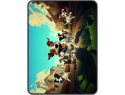 Přikrývka s potiskem Kdo pustil smečku ven