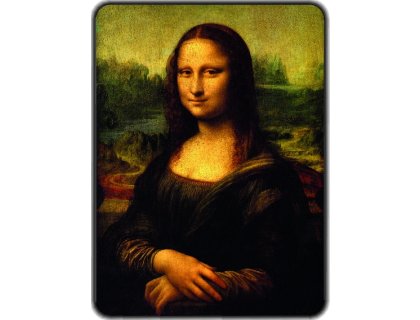 Přikrývka s potiskem Mona Lisa