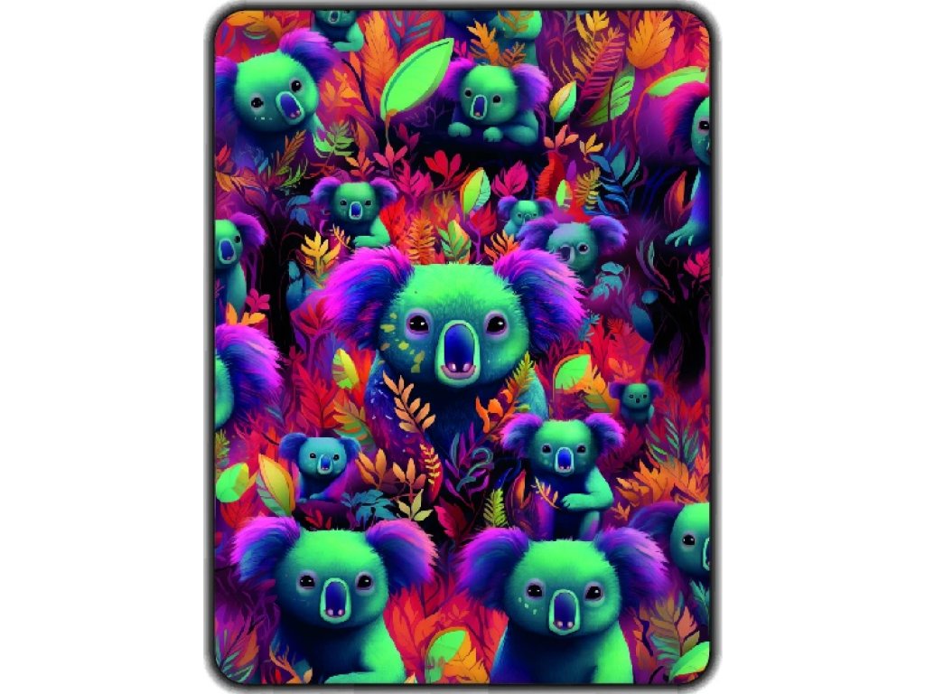 Přikrývka s potiskem Mystické koaly