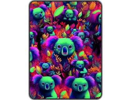 Přikrývka s potiskem Mystické koaly