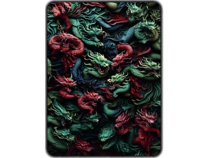 Přikrývka s potiskem Mystičtí draci