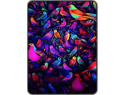 Přikrývka s potiskem Mystičtí ptáci