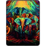 Přikrývka s potiskem Mystičtí sloni