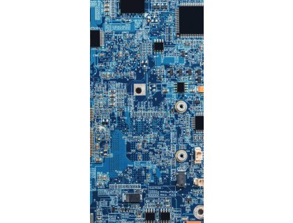 Ručník s potiskem Blue motherboard