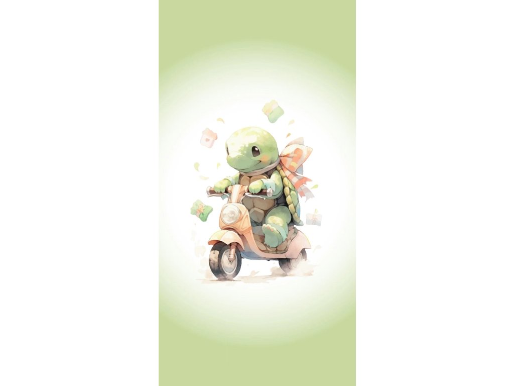 Ručník s potiskem Želvička