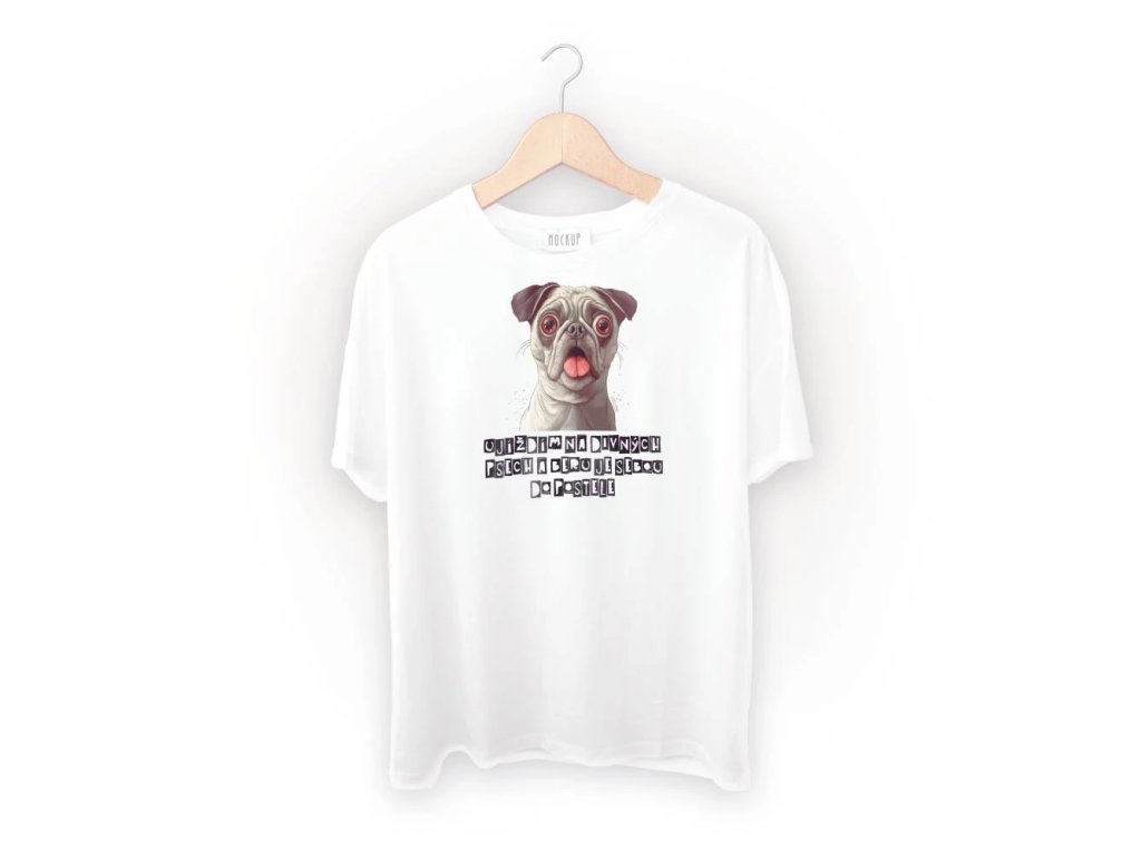 Spací triko s potiskem Divnej Pes 2