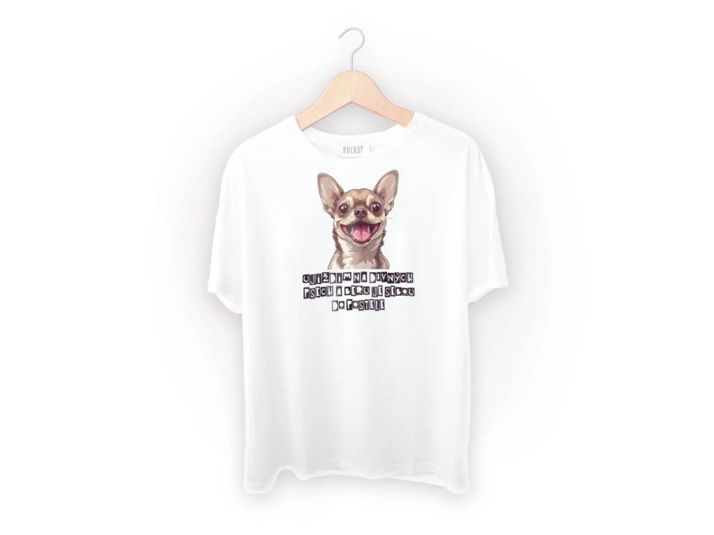 Spací triko s potiskem Divnej pes 3