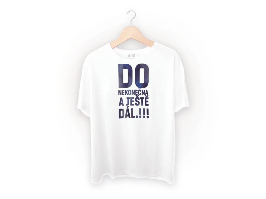 Spací triko s potiskem Do nekonečna a ještě dál