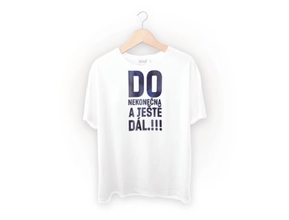 Spací triko s potiskem Do nekonečna a ještě dál