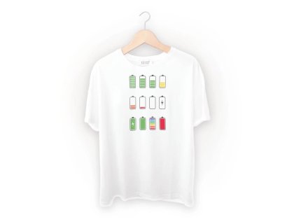 Spací triko s potiskem Dobíjení