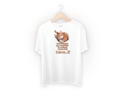 Spací triko s potiskem Dobrou