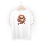 Spací triko s potiskem Kávu prosím