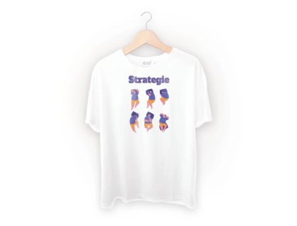Spací triko s potiskem Moje Strategie