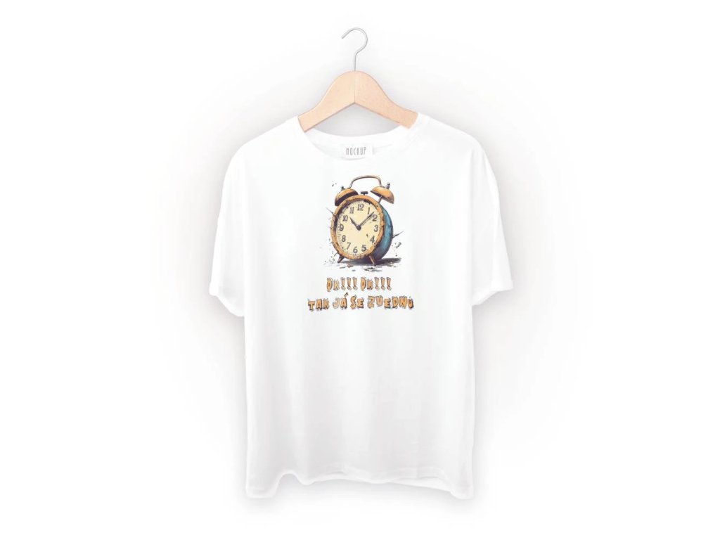 Spací triko s potiskem OK OK Vstávám