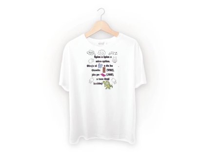 Spací triko s potiskem ŠPIM