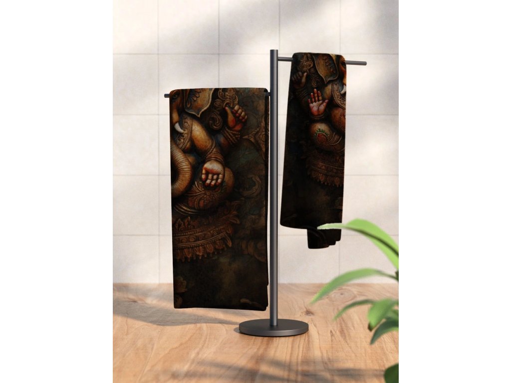 Ručník s potiskem Ganéša