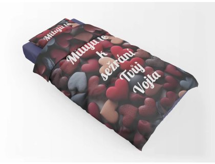 Zamilované povlečení s vlastním textem