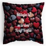 Zamilovaný polštářek s vlastním textem