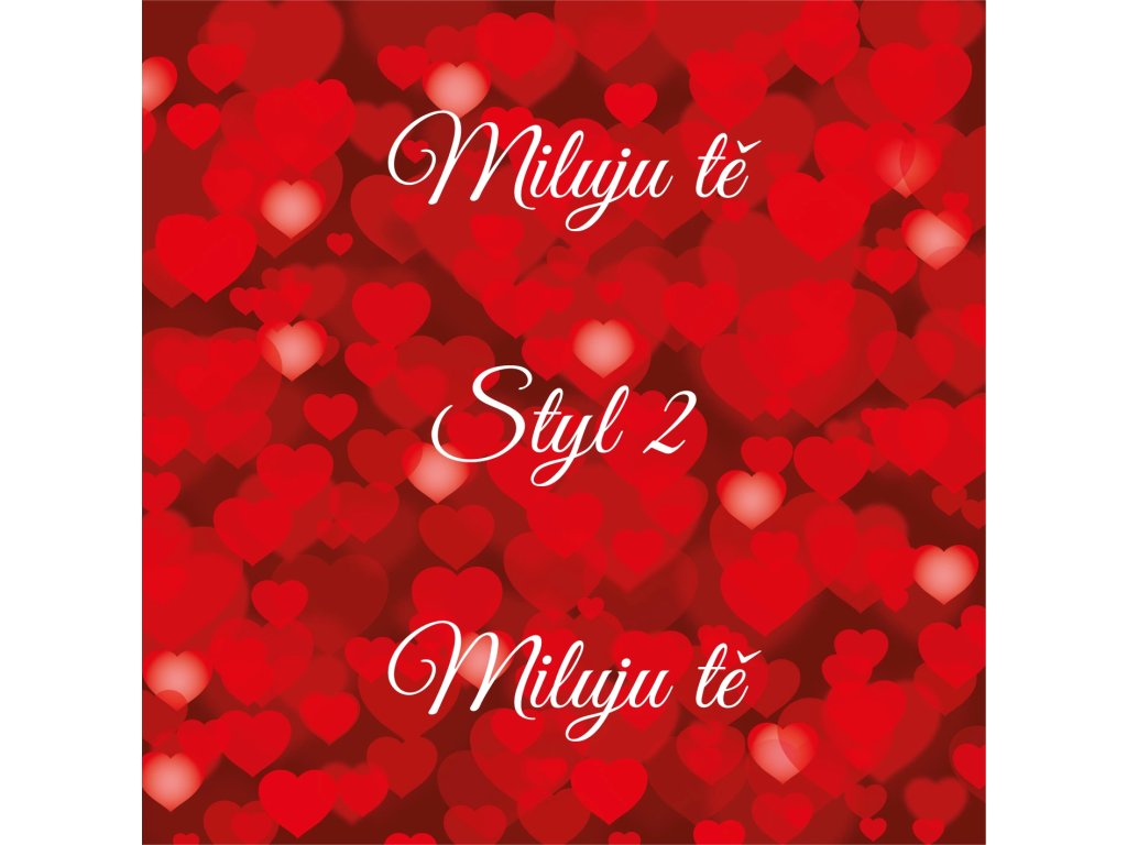 Zamilovaný ručník s vlastním textem