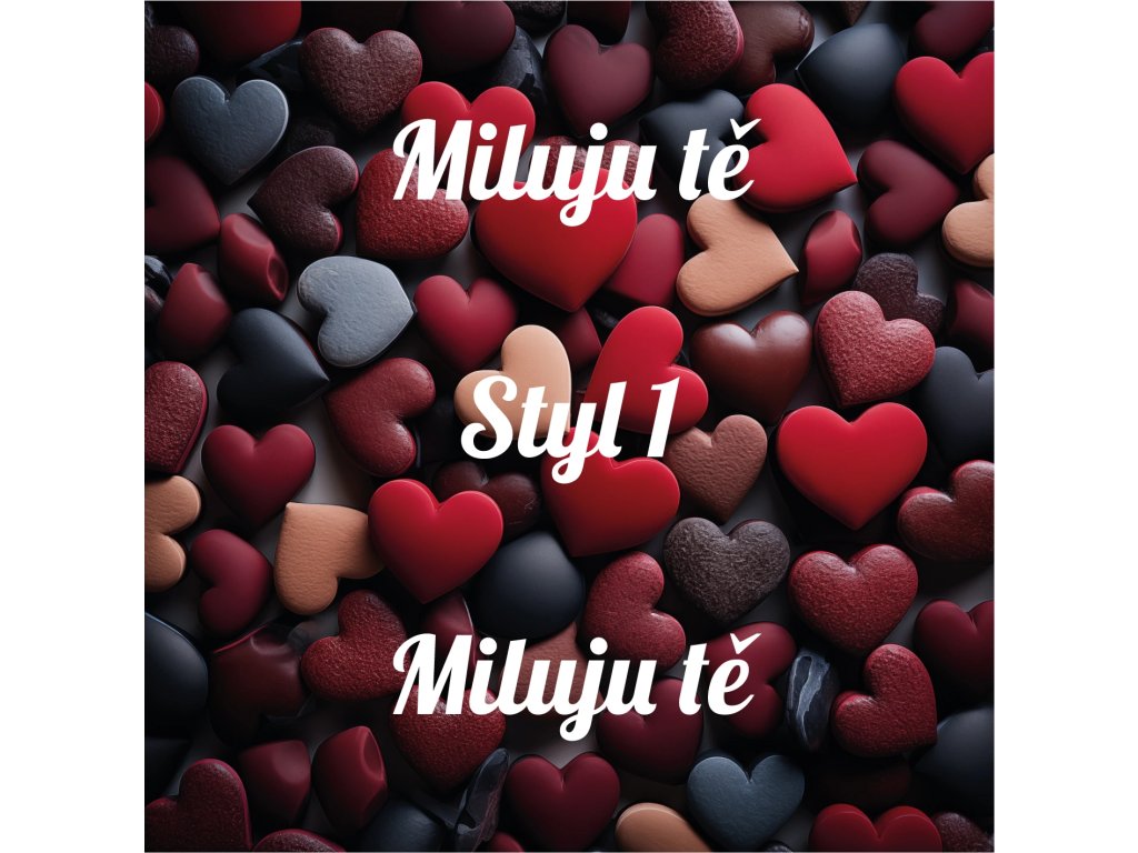 Zamilovaný válcový polštář s vlastním textem