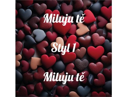 Zamilovaný válcový polštář s vlastním textem