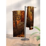 Ručník s potiskem Hasič ala Alfons Mucha