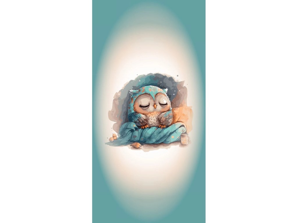 Ručník s potiskem Sovička vodovky