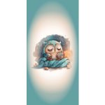 Ručník s potiskem Sovička vodovky