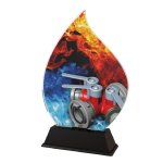 Barevná akrylátová trofej rozdělovač ACFIREM4