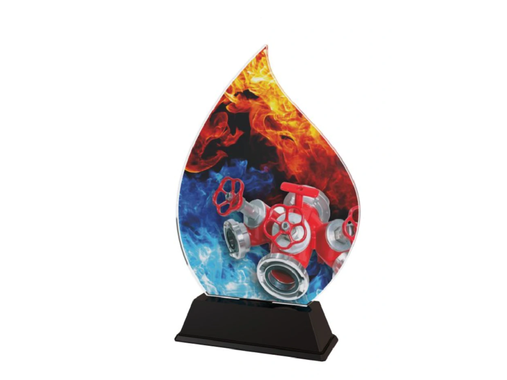 Barevná akrylátová trofej rozdělovač ACFIREM5