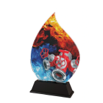 Barevná akrylátová trofej rozdělovač ACFIREM5