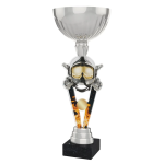 Barevná akrylátová trofej s držákem v motivu hasičské helmy ACUPSILVM51