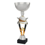 Barevná akrylátová trofej s držákem v motivu hasičské helmy ACUPSILVM57