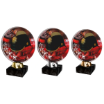 Barevná akrylátová trofej s hasičskou helmou ACL2103M44