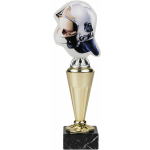 Barevná akrylátová trofej s hasičskou helmou ABT0001M35