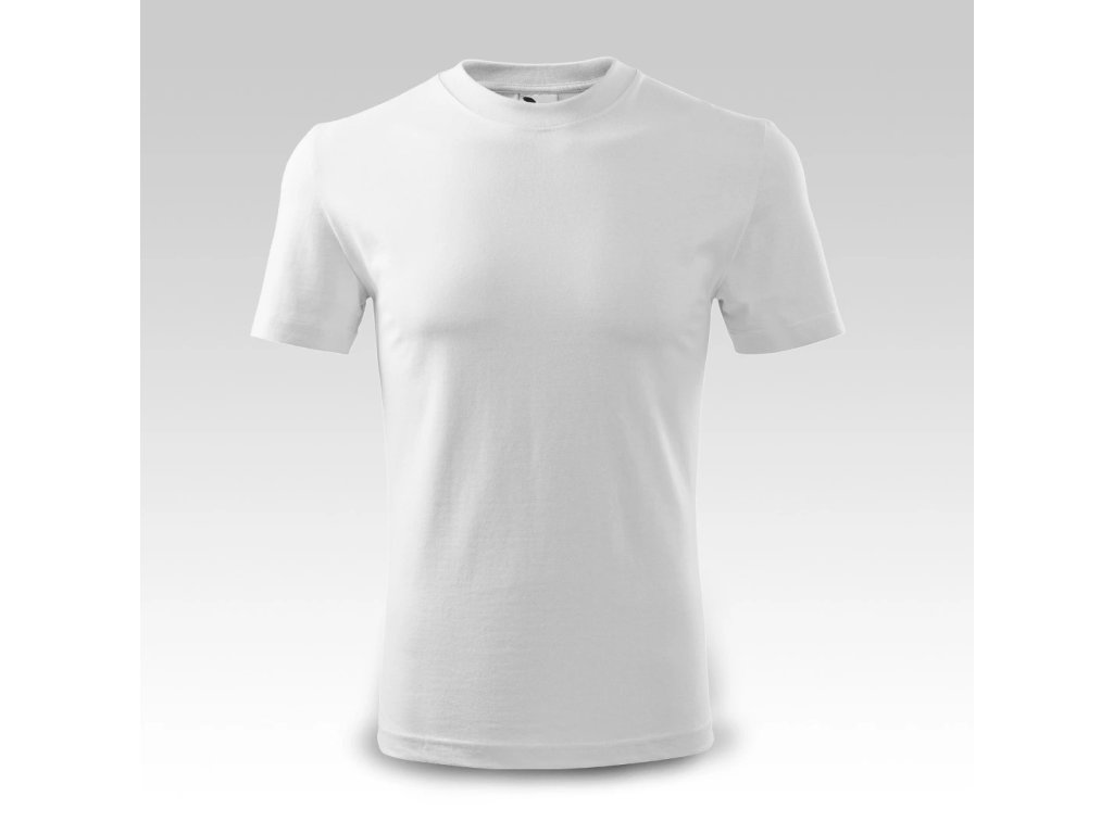 Bílé tričko s vlastním potiskem