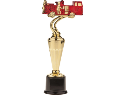 Barevná figurka hasičského auta HP0006