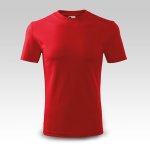 Červené tričko s vlastním potiskem