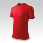 Červené tričko s vlastním potiskem