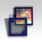 Čtvercové hasičské hodiny Soptík