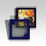 Čtvercové hasičské hodiny Zásah 3