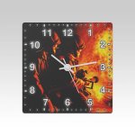 Čtvercové hasičské hodiny Zásah 4