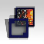 Čtvercové hasičské hodiny Zásah 4