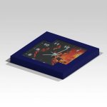 Čtvercové hasičské hodiny Zásah 4